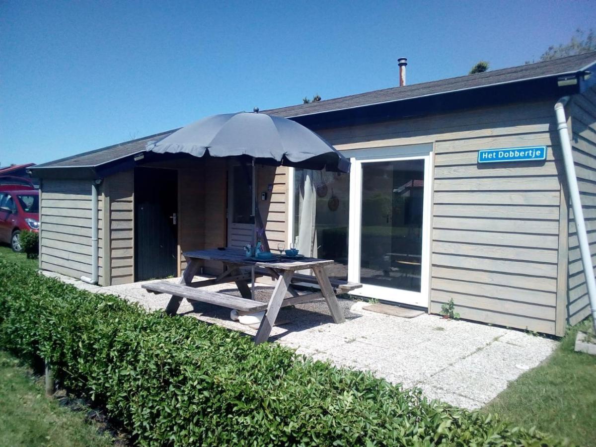 Het Dobbertje, Charmant Houten Huisje Sint Maartensvlotbrug Exteriér fotografie